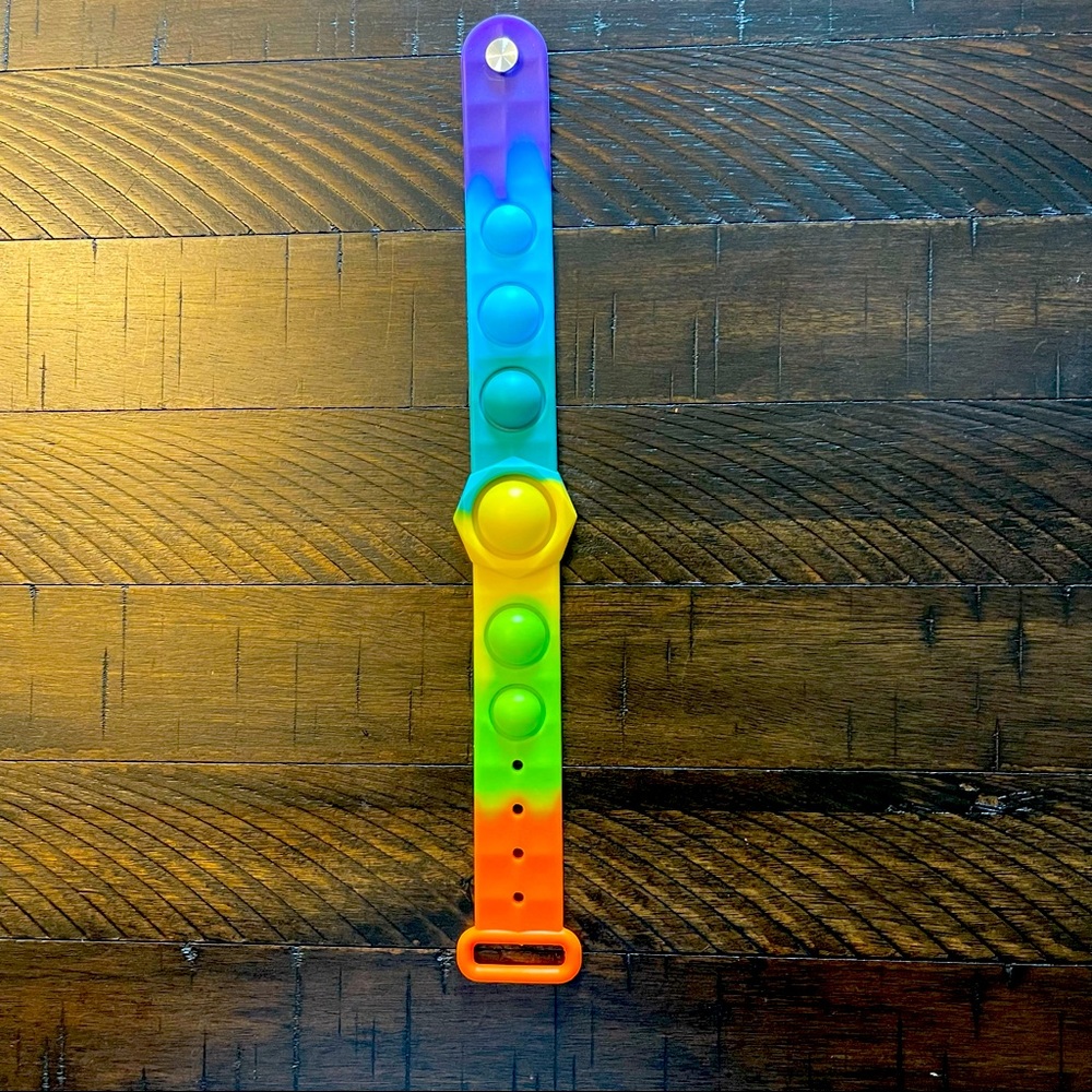 Rainbow Fidget Pop‎ It Bracelet